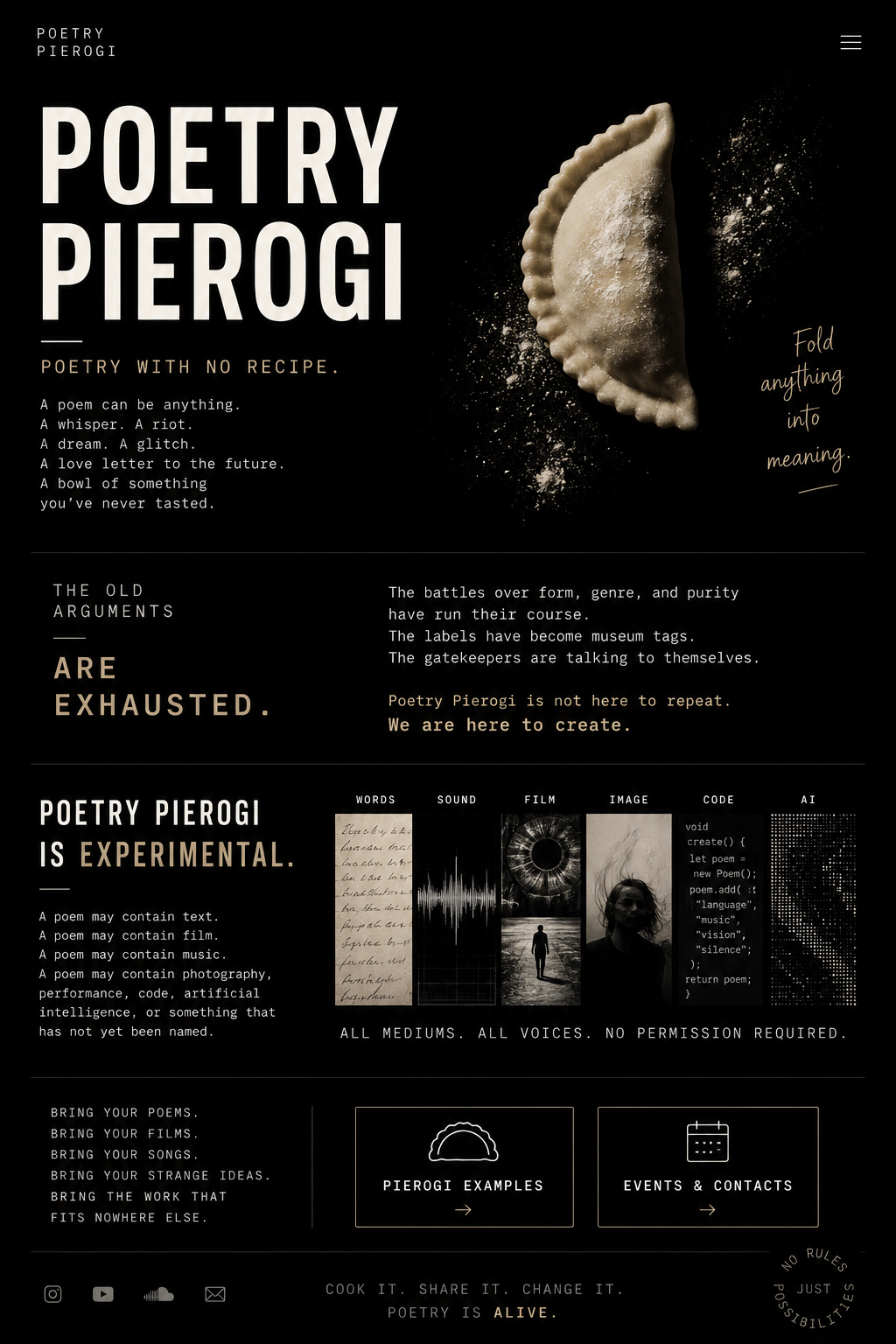 Poetry Pierogi